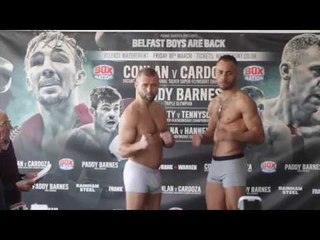 TROY WILLIAMSON v CASEY BLAIR - OFFICIAL WEIGH IN & HEAD TO HEAD / BELFAST BOYS ARE BACK