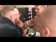 CONOR McGREGOR GIVES MICHAEL CONLAN ADVICE BEFORE HIS PRO-DEBUT IN NEW YORK  *DRESSING ROOM FOOTAGE*