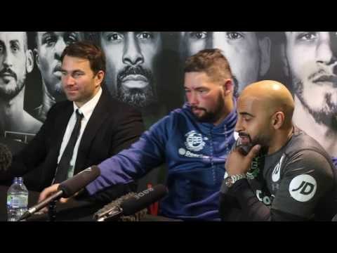 TONY BELLEW - 'DAVE COLDWELL WAS HAPPIER THEN ME HES BEEN CALLED PENFOLD & RAT FACE' -*POST REACTION
