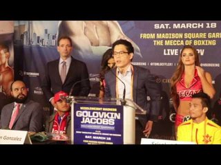 GENNADY GOLOVKIN v DANNY JACOBS **FULL UNDERCARD** PRESS CONFERENCE W/ P4P STAR ROMAN GONZALEZ