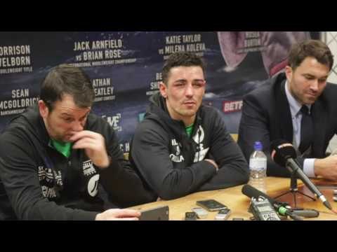 ANTHONY CROLLA IMMEDIATE REACTION TO DEFEAT TO JORGE LINARES POST FIGHT PRESS CONFERENCE