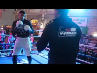 THE LONG FELLA! JORDAN THOMPSON OFFICIAL PUBLIC WORKOUT WITH TRAINER H'AROON HEADLEY IN MANCHESTER