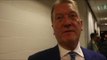 FRANK WARREN REACTS TO SMITH WIN OVER WILLIAMS, ADAMS / DUBOIS PRO-DEBUT WINS, FLANAGAN/ & SAUNDERS