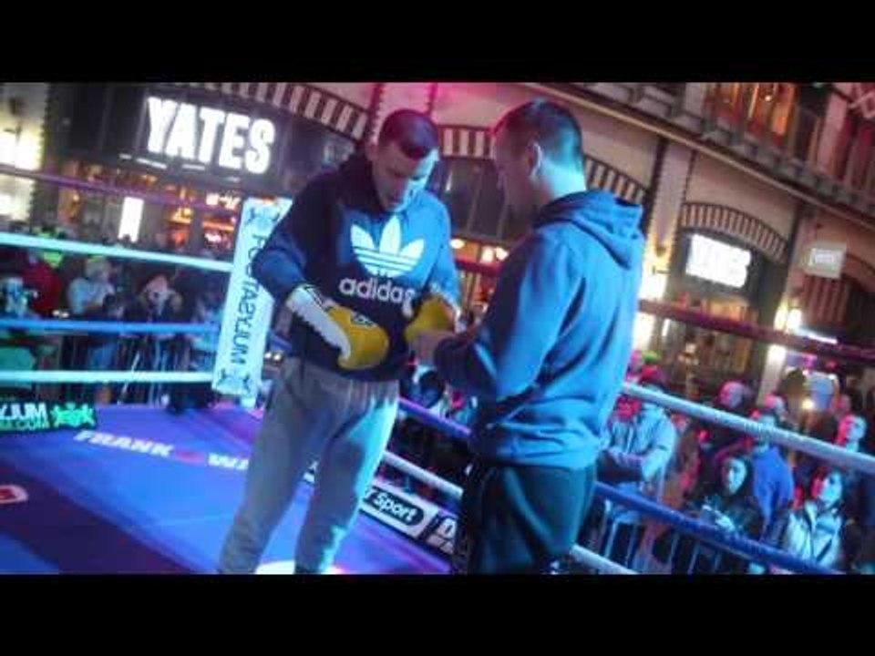 LIAM WILLIAMS OFFICIAL PUBLIC WORKOUT WITH TRAINER GARY LOCKETT / SMITH v WILLIAMS