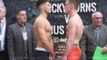 EDDIE HEARN'S NEW BOY JOSH KELLY PRO DEBUT! - JOSH KELLY v JAY BYRNE - OFFICIAL WEIGH-IN VIDEO