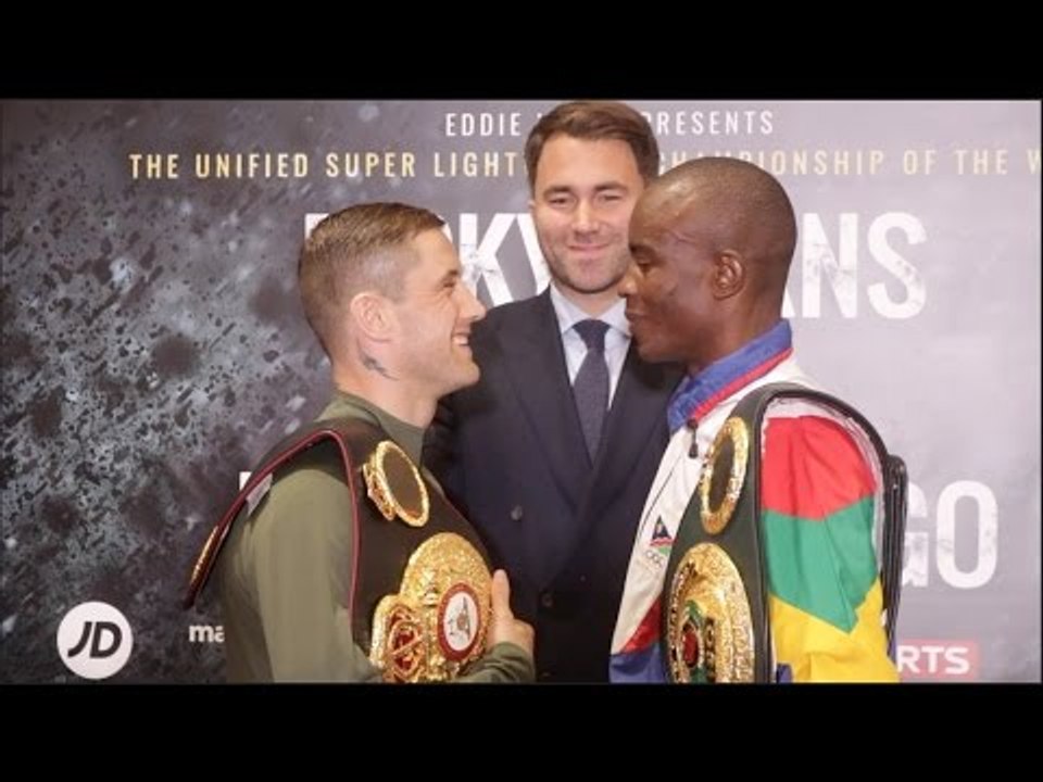 RICKY BURNS v JULIUS INDONGO - OFFICIAL HEAD TO HEAD @ FINAL PRESS CONFERENCE / BURNS v INDONGO