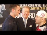TOMMY LANGFORD v AVTANDIL KHURTSIDZE - OFFICIAL HEAD TO HEAD @ PRESS CONFERENCE /CITY OF CHAMPIONS