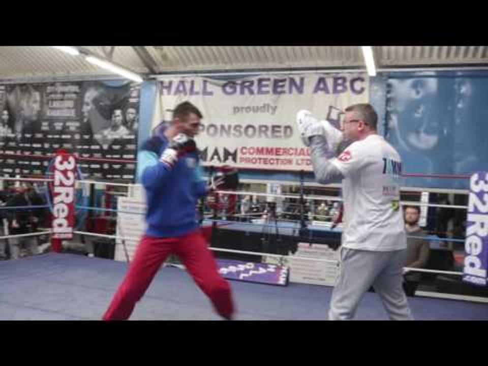 TOMMY LANGFORD OPEN WORKOUT FOOTAGE W/ TRAINER TOM CHANEY @ HALL GREEN ABC