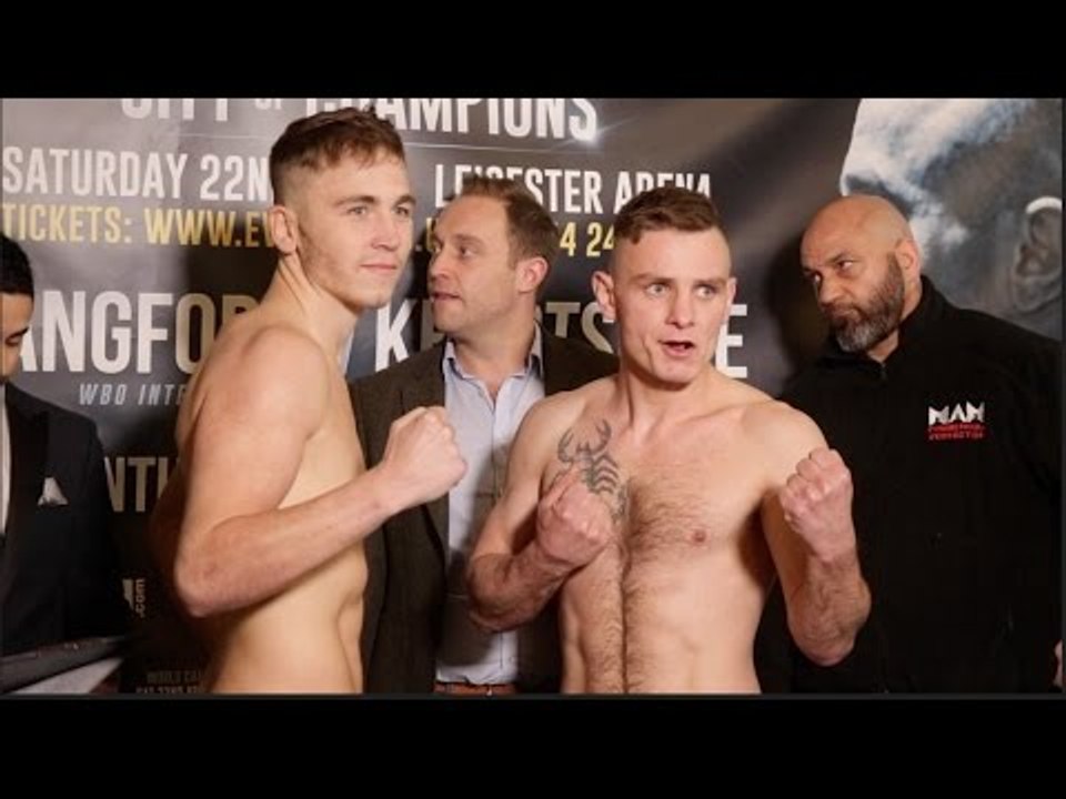 BACK TO MIDDLEWEIGHT! ALEX HUGHES v DANIEL URBANSKI - OFFICIAL WEIGH IN & HEAD TO HEAD