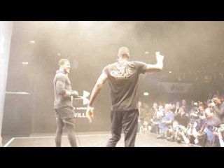 ANTHONY JOSHUA ** FULL & COMPLETE ** WEMBLEY PUBLIC WORKOUT / JOSHUA v KLITSCHKO