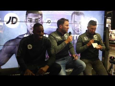 LAWRENCE OKOLIE CLAIMS 'PRIME' SPOT IN JOSHUA v KLITSCHKO UNDERCARD - FULL DRAW WITH BELLEW & HEARN