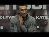 WLADIMIR KLITSCHKO REFUSES TO COMMENT ON DECISION REGARDING HIS FUTURE AFTER JOSHUA LOSS
