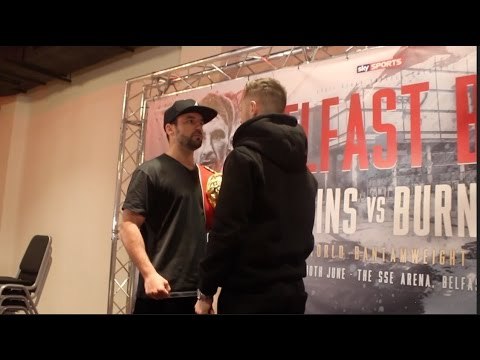 LEE HASKINS v RYAN BURNETT - OFFICIAL HEAD TO HEAD @ BELFAST PREE CONFERENCE / BELFAST BOY