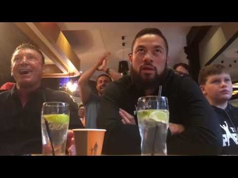 JOSEPH PARKER SHOWS NO EMOTION AS HE WATCHES ANTHONY JOSHUA TKO WLADIMIR KLITSCHKO (LIVE REACTIONS)