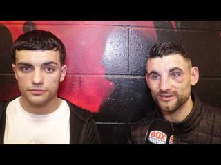 (UNSEEN) JACK CATTERALL & MARTIN GETHIN EMBRACE AFTER FIGHT AN PAY EACH OTHER RESPECT