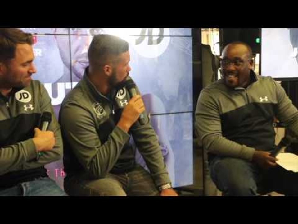 DAVID HAYE STILL ANNOYED I BEAT HIM. HE CANT BELIEVE IT. I PUNCHED HIM ALL OVER PLACE - TONY BELLEW