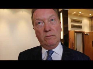 FRANK WARREN GIVES UPDATE ON TYSON FURY HEARING SITUATION / TALKS WARRINGTON v MARTINEZ