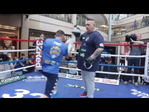 LEEDS WARRIOR! - JOSH WARRINGTON **FULL & COMPLETE** PUBLIC WORKOUT IN LEEDS / UNITED