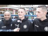 THE LEATHER TWINS & COACH IMRAN AHEAD OF CRUNCH SHOWDOWN WITH PHILIP SUTCLIFFE JR IN LEEDS