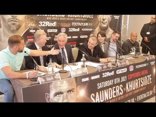 RAGE! BILLY JOE SAUNDERS & KHURTSIDZE TRAINER ANDRE ROZIER CONTINUE WAR OF WORDS IN LONDON