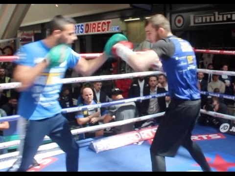 SAVAGE EURO GLORY? - SAM EGGINGTON SMASHES THE PADS AHEAD OF CEFERINO RODRIGUEZ CLASH - FOOTAGE