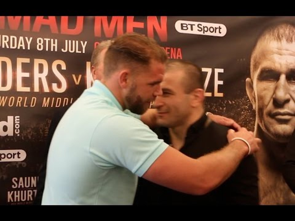 BIZZARRE! - BILLY JOE SAUNDERS BAFFLES AVTANDIL KHURTSIDZE IN HEAD TO HEAD!  / SAUNDERS v KHURTSIDZE