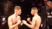 ARCHIE SHARPE v TAMAS LASKA - OFFICIAL WEIGH IN & HEAD TO HEAD / SHOW ME THE MONEY