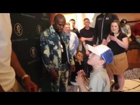 YOUNG BOXER FRANKEE IMPRESSES FLOYD MAYWEATHER & ANTHONY JOSHUA WITH HIS SKILLS!