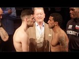 HEATED WORDS EXCHANGED! JOE PIGFORD v AARRON MORGAN - OFFICIAL WEIGH IN & HEAD TO HEAD