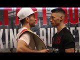 WORLD TITLE ON THE LINE!! - RYAN BURNETT v LEE HASKINS - HEAD TO HEAD @ FINAL PRESS CONFERENCE