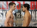 TYRONE McCULLAGH v JOSE AGUILAR - OFFICIAL WEIGH IN VIDEO (FROM BELFAST) / BELFAST BOY