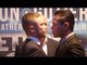 CARL FRAMPTON v ANDRES GUTIERREZ - OFFICIAL HEAD TO HEAD @ ANNOUNCEMENT PRESS CONFERENCE