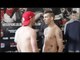 WORDS EXCHANGED!! - CRAIG EVANS v STEPHEN ORMOND - OFFICIAL WEIGH IN & HEAD TO HEAD