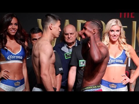DIMITRY BIVOL v CEDRIC AGNEW - OFFICIAL WEIGH IN VIDEO FROM MANDALAY BAY / WARD-KOVALEV 2