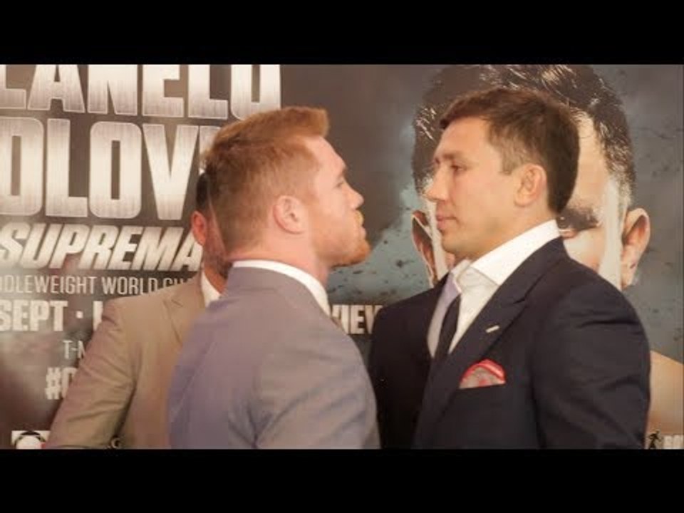 SAUL 'CANELO' ALVAREZ v GENNADY GOLOVKIN - OFFICIAL LONDON HEAD TO HEAD / SUPREMACY