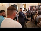 'YOU SH*T YOURSELF' - BILLY JOE SAUNDERS EPIC TROLLING OF CANELO & GOLOVKIN DURING MIDDLE OF PRESSER