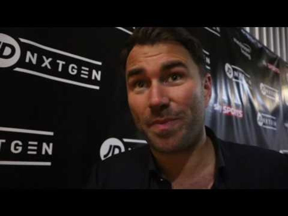 EDDIE HEARN ON LOU DiBELLA BEEF, WILDER v WHYTE, JOSHUA v FURY & JOSH KELLY, FOWLER, JONAS DEBUT