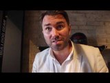 EDDIE HEARN ON OKOLIE & CHAMBERLAIN HEATED CLASH AT WORKOUT, COX, WB SUPER SERIES, SUMMERTIME BRAWL