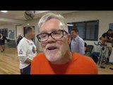 FREDDIE ROACH (FROM AUSTRALIA) ON MANNY PACQUIAO v JEFF HORN & SPARRING PARTNER GEORGE KAMBOSOS