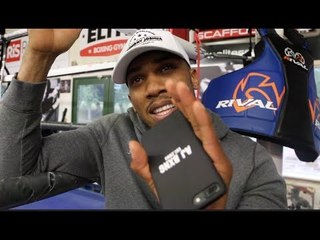 ANTHONY JOSHUA *RAW*  ON TYSON FURY, KLITSCHKO, MAYWEATHER-McGREGOR, CLAIFIES MUSLIM/RELIGION STANCE