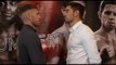 NO HAND SHAKES? - FRANK BUGLIONI v RICKY SUMMERS - HEAD TO HEAD @ FINAL PRESS CONFERENCE