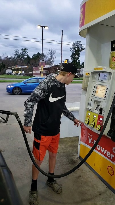 First Time Pumping Gas