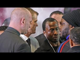 Bermane Stiverne HELD BACK from SMASHING Joe Joyce Manager in HEATED Exchange!