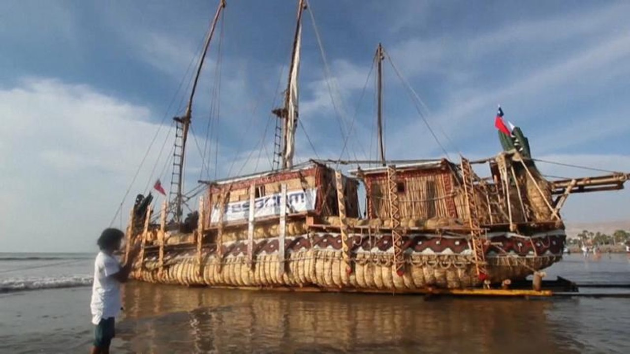 Von Chile nach Australien: Schilfrohrboot auf Mission