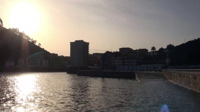 Primavera en pleno invierno: 21F Delicioso atardecer en Candás, Asturias, sonido ambiente