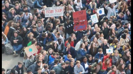Mobilisation pour le climat des élèves de l'Abbaye de Flône à Amay