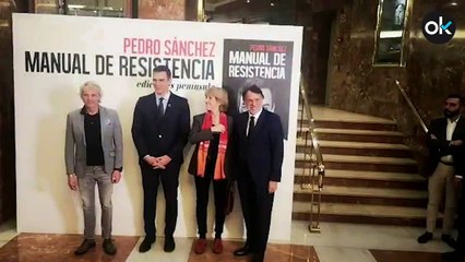 Pedro Sánchez durante la presentación de su libro 'Manual de resistencia'