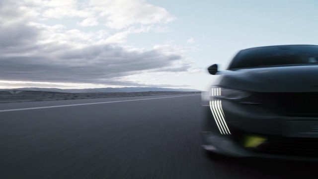 Le concept 508 Peugeot Sport Engineered préfigure une berline électrifiée radicale