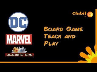 Marvel and DC Dice Masters Card Game Teach & Play Tutorial