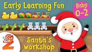 Early Learning Fun #4 | Santa's Workshop | Zouzounia Baby | Learn to Count | Educational